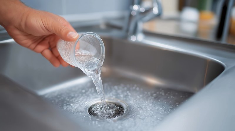 a clogged drain slow plumbing