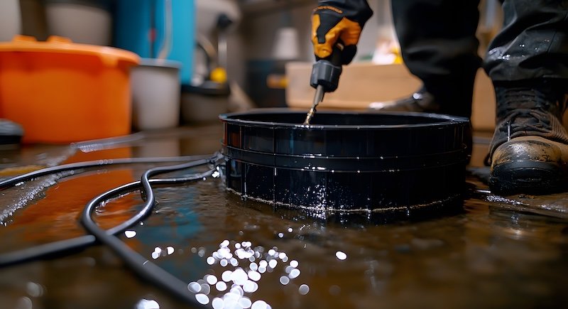 flooding sump pump