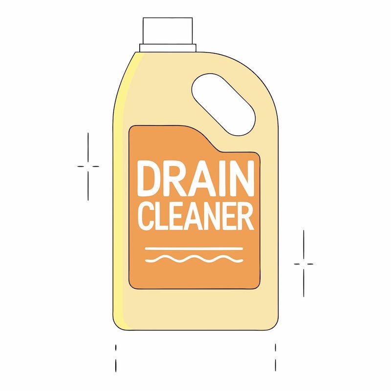 Drain cleaner chemical drain cleaners