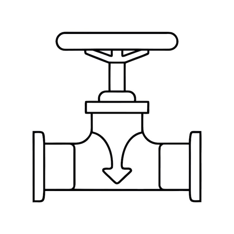 sketch of backflow prevention device
