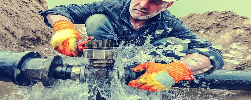 check outdoor fixtures and irrigation systems water pressure