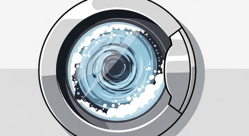 Hard water washing machine