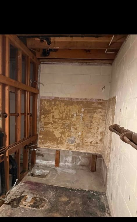 Bathroom Hidden Plumbing Problem