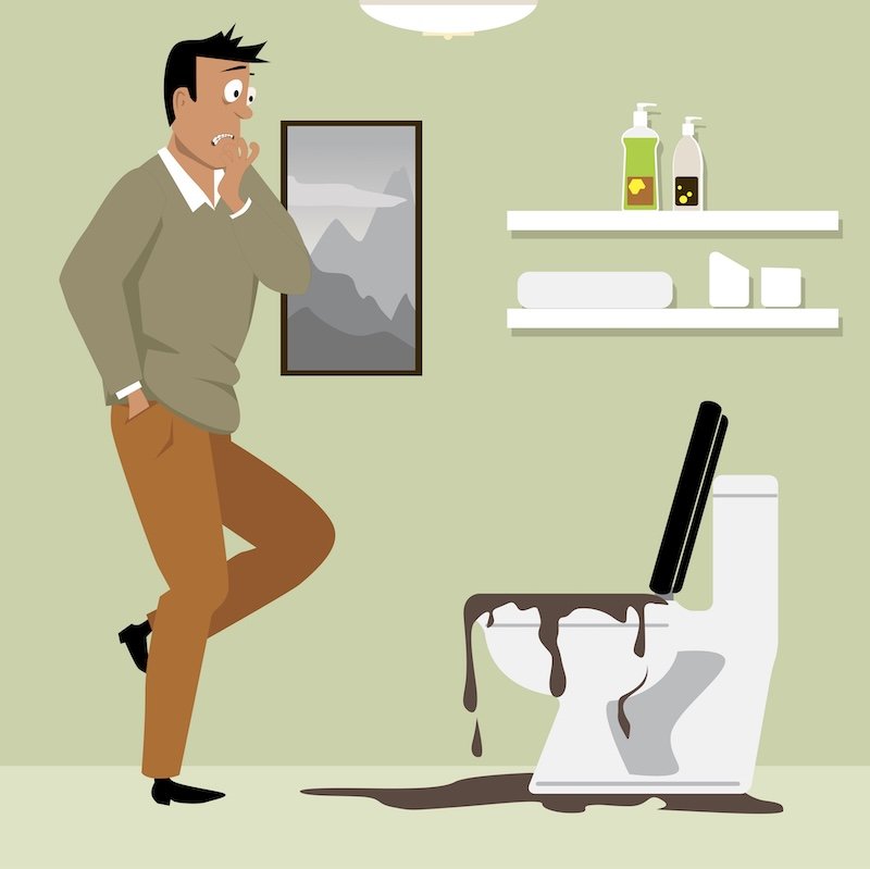 Why Does the Toilet Back Up First? Is it a Sewer Line Clog?
